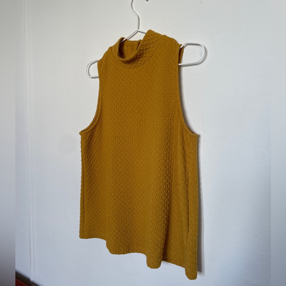 Anthropologie | Eri + Ali | Yellow Mock Neck Top